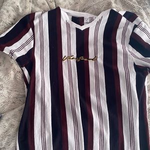 never worn before verified striped shirt